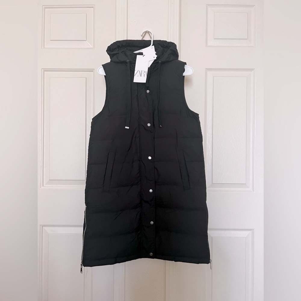 NWT ZARA LONG VEST